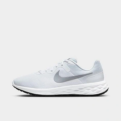 Nike Men's Revolution 6 Next Nature Running Shoes In White/wolf Grey/pure Platinum/black