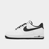 Nike Men's Air Force 1 Low Casual Shoes In White/black