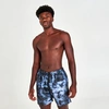 Sonneti Men's London Tie-dye Swim Shorts In Navy