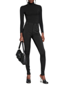 Balenciaga Skinny-leg Zip-hem Legging Pants In Black