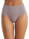 Hanky Panky Breathe High-waist Thong In Evening Grey