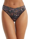 Hanky Panky Signature Lace Original Rise Printed Thong In Myddleton Gardens