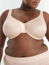 Warner's Olga Signature Support Satin Bra In Butterscotch