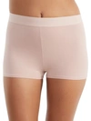 Wolford Beauty Cotton Boyshort In Powder Pink