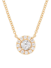 Saks Fifth Avenue Women's 14k Yellow Gold & 0.20 Tcw Diamond Pendant Necklace In Yellow Gold