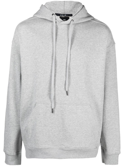 Ksubi 4 X 4 Kross Biggie Oversized Cotton Hoodie In Grey