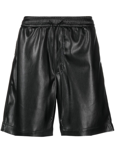 NANUSHKA DOXXI VEGAN LEATHER BERMUDA SHORTS