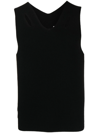 DION LEE RIBBED-KNIT CUT-OUT VEST