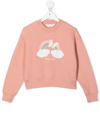 Palm Angels Rainbow Cotton-jersey Sweatshirt 4-12 Years In Pink