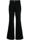 PATOU TAILORED-CUT FLARED TROUSERS