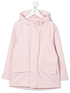 Polo Ralph Lauren Hooded Windbreaker Jacket In Pink