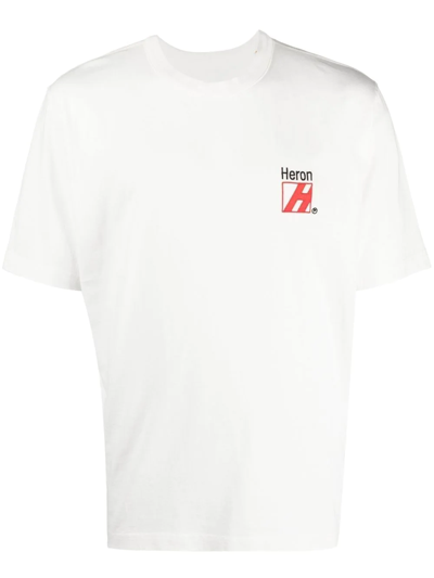 Heron Preston Graphic-print Cotton T-shirt In White