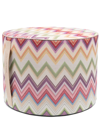 MISSONI ZIGZAG-PATTERN FOOT STOOL