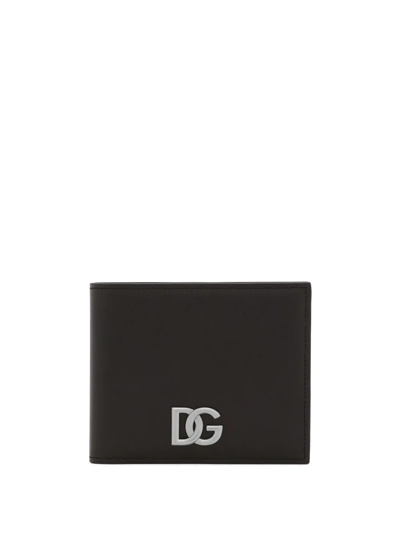 Dolce & Gabbana Bi-fold Wallet In Black