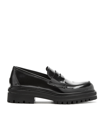La Canadienne Reese Leather Shoe In Black