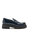 La Canadienne Reese Leather Shoe In Navy