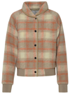 WOOLRICH WOOLRICH GENTRY CHECK BOMBER JACKET