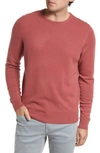 Nordstrom Cashmere Crewneck Sweater In Burgundy Blush