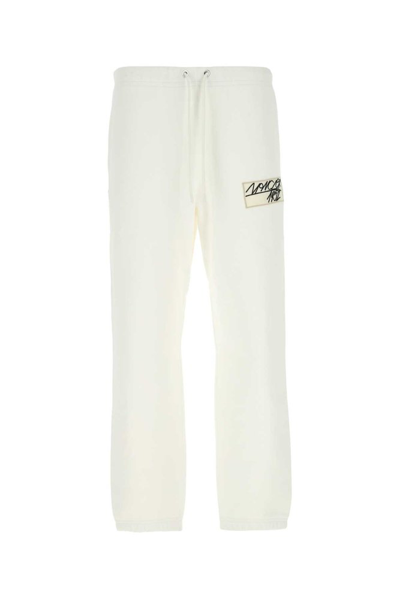 Moncler Genius Moncler 1952 Logo Patch Straight Leg Trousers In White
