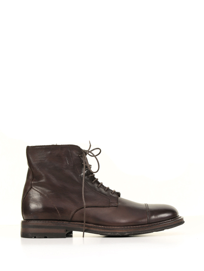 Fratelli Rossetti Leather Ankle Boot In Mogano