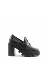 VIC MATIE GEAR HEEL LEATHER LOAFER