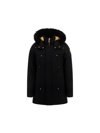 Moose Knuckles Stag Lake Fox Fur-trim Down Parka In Black