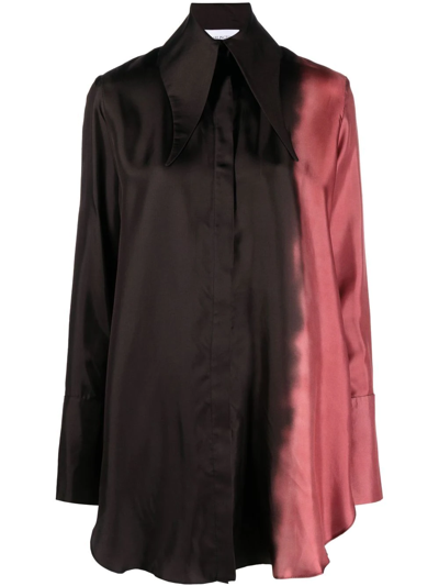 16arlington Brown And Pink Seymour Tie-dye Shirt