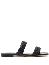 Staud Black Maya Sandals