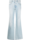 Off-white X Sal Barbier Gender Inclusive Diag Extra Baggy Wide Leg Jeans In Blue