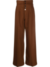 MADE IN TOMBOY BUTTONED WIDE-LEG TROUSERS