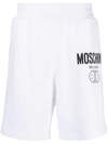 MOSCHINO LOGO-PRINT COTTON SHORTS