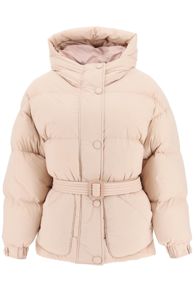 Ienki Ienki Michlin Quilted Nylon Puffer Jacket In Soft Pale Pink