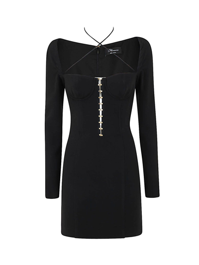 Blumarine Women's  Black Other Materials Dress