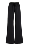 Subsurface Ssense Exclusive Black Ribbon Trousers In Black,gold