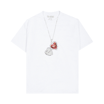 Pre-owned Pleasures Beauty T-shirt 'white'