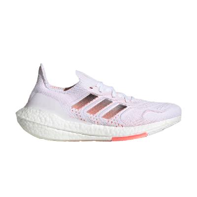 Pre-owned Adidas Originals Wmns Ultraboost 22 Heat.rdy 'white Turbo' In Pink