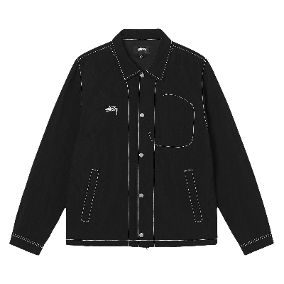 Pre-owned Stussy Nylon Folsom Jacket 'black'