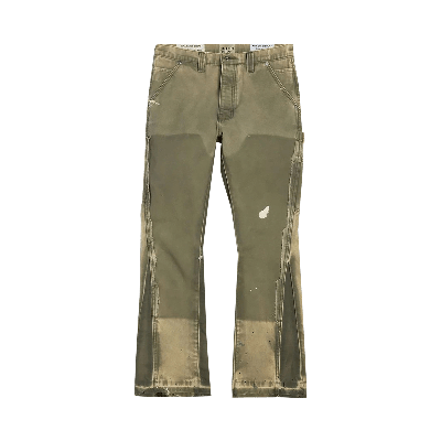 Pre-owned Gallery Dept. La Carpenter Flare 'moss' In Green