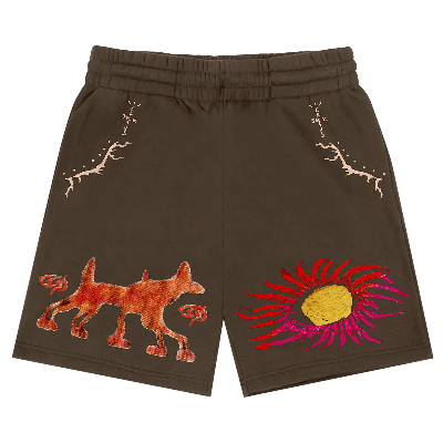 Pre-owned Cactus Jack By Travis Scott Sun Shorts 'brown'