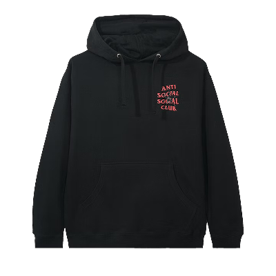 Pre-owned Anti Social Social Club Bitter Hoodie 'black'