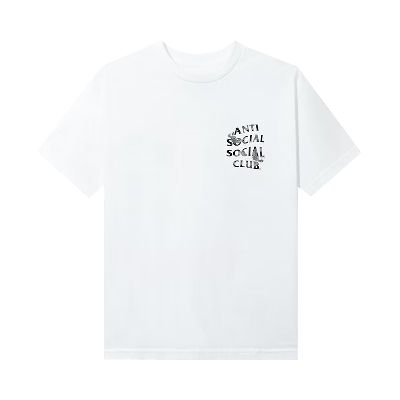 Pre-owned Anti Social Social Club Tatz Tee (japan Exclusive) 'white'