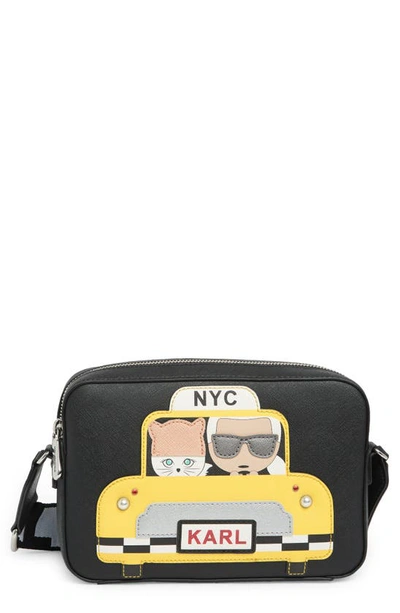 Karl Lagerfeld Maybelle Crossbody Bag In Taxi Yellow