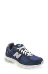 New Balance 2002r Suede And Mesh Trainers In Blue/grey