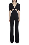Et Ochs Conner Capelet Jumpsuit In Black
