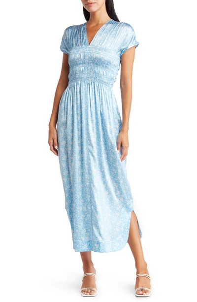 princess polly baby blue dress GANNI Denim Maxi Dress | Blue main image 1