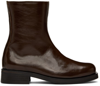 OUR LEGACY BROWN CAMION BOOTS