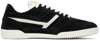 Tom Ford Suede Leather Low Top Sneakers In Black
