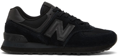 New Balance Man Sneakers Black Size 9 Leather