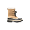 Sorel Caribou Fleece-trimmed Nubuck And Rubber Snow Boots In Neutrals
