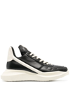 Rick Owens Geth High-top Sneakers In Black